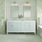 James Martin Vanities 72'' Double Vanity, Bright White w/ 3 CM Lime Delight Quartz Top 485-V72-BW-3LDL - alternate 2